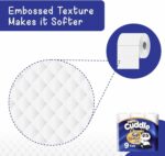 Panda Cuddle Soft Quilted Toilet Rolls, Super Quality Classic 3 Ply Toilet Tissue Unscented, Provide Ultimate Quilted Comfort – 90 Rolls